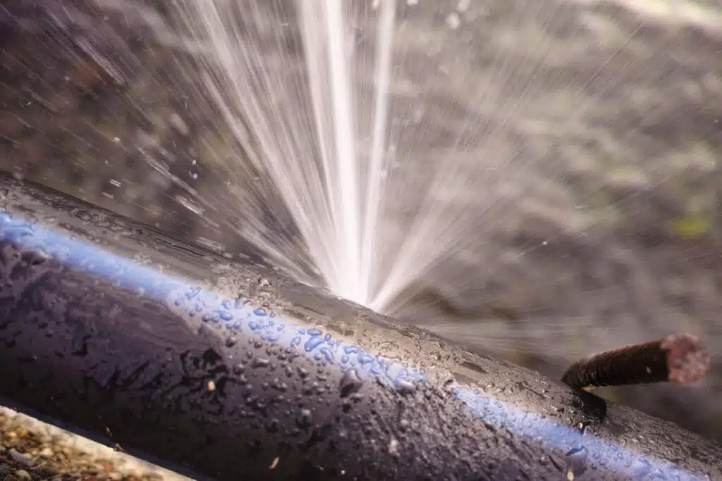 Burst Pipe.