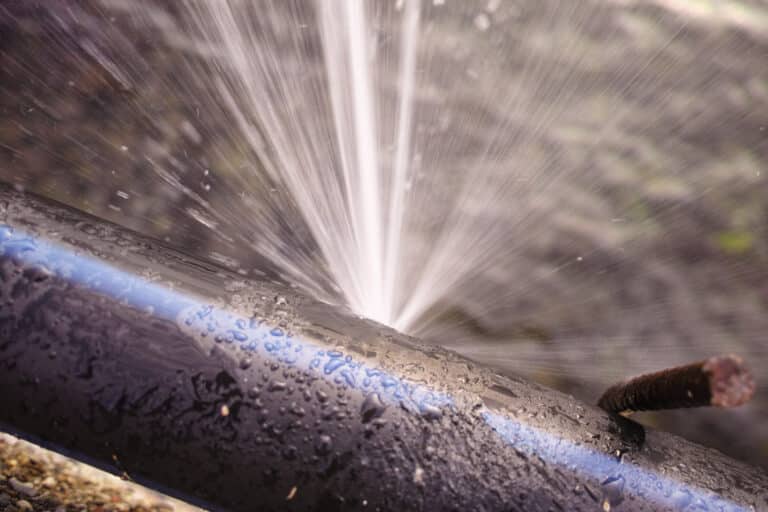 Burst Pipe.