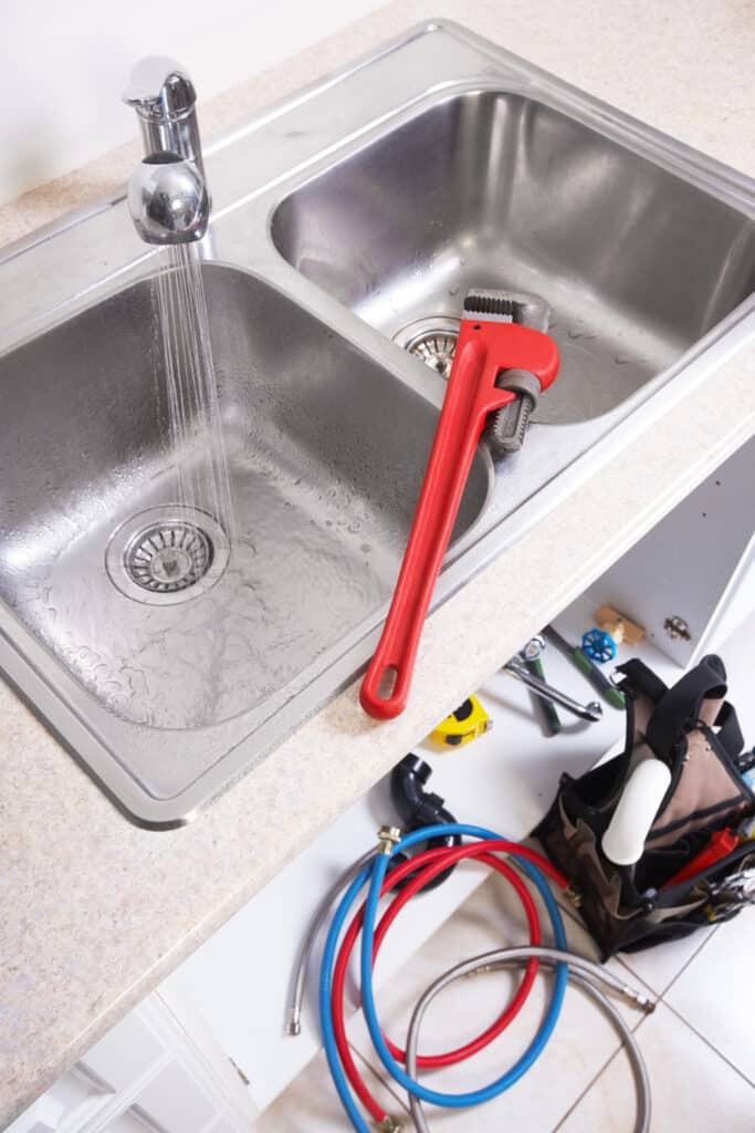 Eco-Friendly Plumbing Upgrades, Kitchen Water tap and sink.